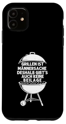 Grillen Männersache Vatertag Geschenk Ohne Beilage Humor Hülle für iPhone 11 Grillen Männersache Vatertag Geschenk Ohne Beilage Humor Hülle für iPhone 11 von Grillen Männersache Vatertag Geschenk Papa Familie