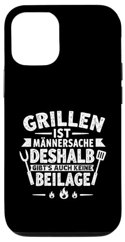 Grillen Männersache Vatertag Geschenk Ohne Beilage Humor Hülle für iPhone 12/12 Pro Grillen Männersache Vatertag Geschenk Ohne Beilage Humor Hülle für iPhone 12/12 Pro von Grillen Männersache Vatertag Geschenk Papa Familie