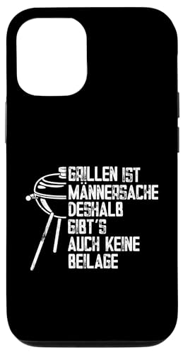 Grillen Männersache Vatertag Geschenk Ohne Beilage Humor Hülle für iPhone 12/12 Pro Grillen Männersache Vatertag Geschenk Ohne Beilage Humor Hülle für iPhone 12/12 Pro von Grillen Männersache Vatertag Geschenk Papa Familie