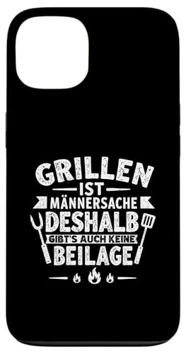 Grillen Männersache Vatertag Geschenk Ohne Beilage Humor Hülle für iPhone 13 Grillen Männersache Vatertag Geschenk Ohne Beilage Humor Hülle für iPhone 13 von Grillen Männersache Vatertag Geschenk Papa Familie