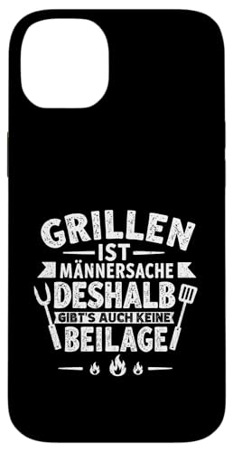 Grillen Männersache Vatertag Geschenk Ohne Beilage Humor Hülle für iPhone 14 Plus Grillen Männersache Vatertag Geschenk Ohne Beilage Humor Hülle für iPhone 14 Plus von Grillen Männersache Vatertag Geschenk Papa Familie