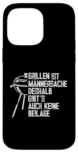 Grillen Männersache Vatertag Geschenk Ohne Beilage Humor Hülle für iPhone 14 Pro Max Grillen Männersache Vatertag Geschenk Ohne Beilage Humor Hülle für iPhone 14 Pro Max von Grillen Männersache Vatertag Geschenk Papa Familie