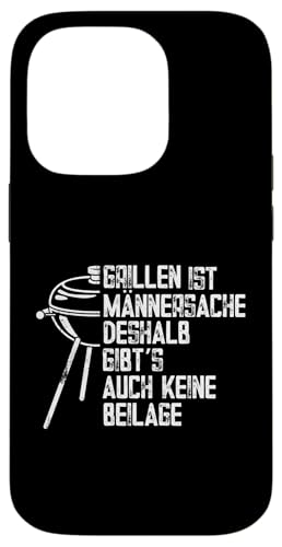 Grillen Männersache Vatertag Geschenk Ohne Beilage Humor Hülle für iPhone 14 Pro Grillen Männersache Vatertag Geschenk Ohne Beilage Humor Hülle für iPhone 14 Pro von Grillen Männersache Vatertag Geschenk Papa Familie