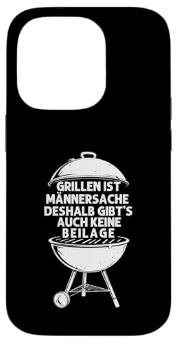 Grillen Männersache Vatertag Geschenk Ohne Beilage Humor Hülle für iPhone 14 Pro Grillen Männersache Vatertag Geschenk Ohne Beilage Humor Hülle für iPhone 14 Pro von Grillen Männersache Vatertag Geschenk Papa Familie