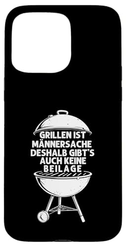 Grillen Männersache Vatertag Geschenk Ohne Beilage Humor Hülle für iPhone 15 Pro Max Grillen Männersache Vatertag Geschenk Ohne Beilage Humor Hülle für iPhone 15 Pro Max von Grillen Männersache Vatertag Geschenk Papa Familie