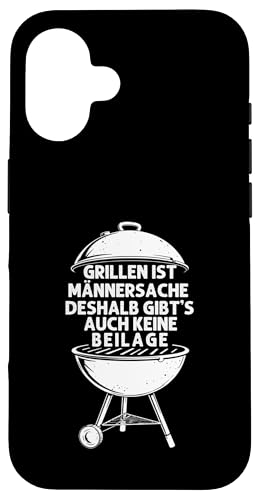 Grillen Männersache Vatertag Geschenk Ohne Beilage Humor Hülle für iPhone 16 Grillen Männersache Vatertag Geschenk Ohne Beilage Humor Hülle für iPhone 16 von Grillen Männersache Vatertag Geschenk Papa Familie