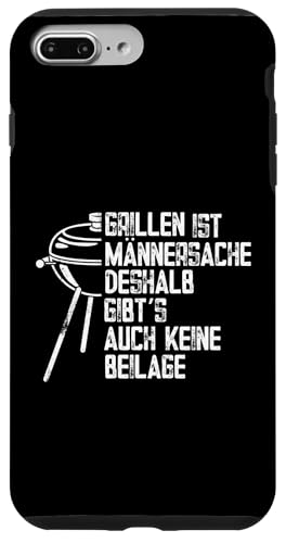 Grillen Männersache Vatertag Geschenk Ohne Beilage Humor Hülle für iPhone 7 Plus/8 Plus Grillen Männersache Vatertag Geschenk Ohne Beilage Humor Hülle für iPhone 7 Plus/8 Plus von Grillen Männersache Vatertag Geschenk Papa Familie