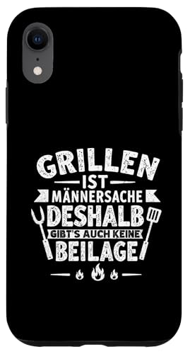 Grillen Männersache Vatertag Geschenk Ohne Beilage Humor Hülle für iPhone XR Grillen Männersache Vatertag Geschenk Ohne Beilage Humor Hülle für iPhone XR von Grillen Männersache Vatertag Geschenk Papa Familie