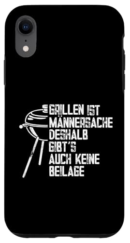 Grillen Männersache Vatertag Geschenk Ohne Beilage Humor Hülle für iPhone XR Grillen Männersache Vatertag Geschenk Ohne Beilage Humor Hülle für iPhone XR von Grillen Männersache Vatertag Geschenk Papa Familie