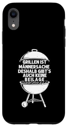 Grillen Männersache Vatertag Geschenk Ohne Beilage Humor Hülle für iPhone XR Grillen Männersache Vatertag Geschenk Ohne Beilage Humor Hülle für iPhone XR von Grillen Männersache Vatertag Geschenk Papa Familie