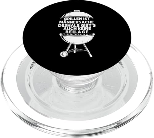 Grillen Männersache Vatertag Geschenk Ohne Beilage Humor PopSockets PopGrip für MagSafe Grillen Männersache Vatertag Geschenk Ohne Beilage Humor PopSockets PopGrip für MagSafe von Grillen Männersache Vatertag Geschenk Papa Familie