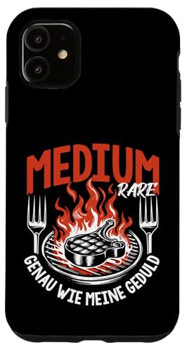 Grillen Medium Rare Wie Meine Geduld Vatertag Männer Papa Hülle für iPhone 11 Grillen Medium Rare Wie Meine Geduld Vatertag Männer Papa Hülle für iPhone 11 von Grillen Medium Rare Geduld Geschenk Vatertag Papa