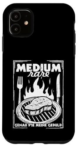 Grillen Medium Rare Wie Meine Geduld Vatertag Männer Papa Hülle für iPhone 11 Grillen Medium Rare Wie Meine Geduld Vatertag Männer Papa Hülle für iPhone 11 von Grillen Medium Rare Geduld Geschenk Vatertag Papa