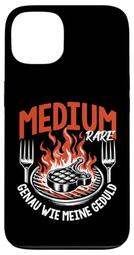 Grillen Medium Rare Wie Meine Geduld Vatertag Männer Papa Hülle für iPhone 13 von Grillen Medium Rare Geduld Geschenk Vatertag Papa