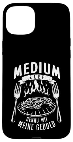 Grillen Medium Rare Wie Meine Geduld Vatertag Männer Papa Hülle für iPhone 15 Plus Grillen Medium Rare Wie Meine Geduld Vatertag Männer Papa Hülle für iPhone 15 Plus von Grillen Medium Rare Geduld Geschenk Vatertag Papa
