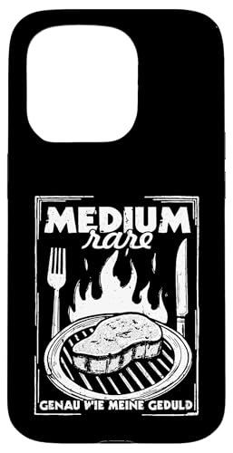 Grillen Medium Rare Wie Meine Geduld Vatertag Männer Papa Hülle für iPhone 15 Pro Grillen Medium Rare Wie Meine Geduld Vatertag Männer Papa Hülle für iPhone 15 Pro von Grillen Medium Rare Geduld Geschenk Vatertag Papa