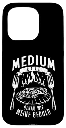 Grillen Medium Rare Wie Meine Geduld Vatertag Männer Papa Hülle für iPhone 15 Pro Grillen Medium Rare Wie Meine Geduld Vatertag Männer Papa Hülle für iPhone 15 Pro von Grillen Medium Rare Geduld Geschenk Vatertag Papa