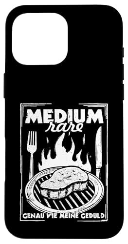 Grillen Medium Rare Wie Meine Geduld Vatertag Männer Papa Hülle für iPhone 16 Pro Max Grillen Medium Rare Wie Meine Geduld Vatertag Männer Papa Hülle für iPhone 16 Pro Max von Grillen Medium Rare Geduld Geschenk Vatertag Papa