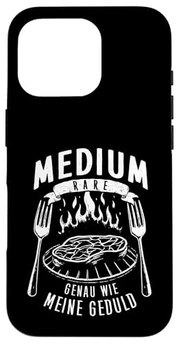 Grillen Medium Rare Wie Meine Geduld Vatertag Männer Papa Hülle für iPhone 16 Pro Grillen Medium Rare Wie Meine Geduld Vatertag Männer Papa Hülle für iPhone 16 Pro von Grillen Medium Rare Geduld Geschenk Vatertag Papa