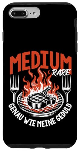 Grillen Medium Rare Wie Meine Geduld Vatertag Männer Papa Hülle für iPhone 7 Plus/8 Plus von Grillen Medium Rare Geduld Geschenk Vatertag Papa