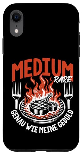 Grillen Medium Rare Wie Meine Geduld Vatertag Männer Papa Hülle für iPhone XR Grillen Medium Rare Wie Meine Geduld Vatertag Männer Papa Hülle für iPhone XR von Grillen Medium Rare Geduld Geschenk Vatertag Papa