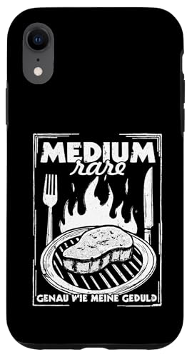Grillen Medium Rare Wie Meine Geduld Vatertag Männer Papa Hülle für iPhone XR Grillen Medium Rare Wie Meine Geduld Vatertag Männer Papa Hülle für iPhone XR von Grillen Medium Rare Geduld Geschenk Vatertag Papa