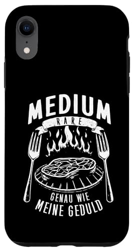 Grillen Medium Rare Wie Meine Geduld Vatertag Männer Papa Hülle für iPhone XR Grillen Medium Rare Wie Meine Geduld Vatertag Männer Papa Hülle für iPhone XR von Grillen Medium Rare Geduld Geschenk Vatertag Papa