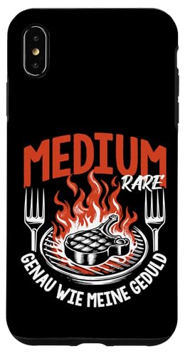 Grillen Medium Rare Wie Meine Geduld Vatertag Männer Papa Hülle für iPhone XS Max von Grillen Medium Rare Geduld Geschenk Vatertag Papa