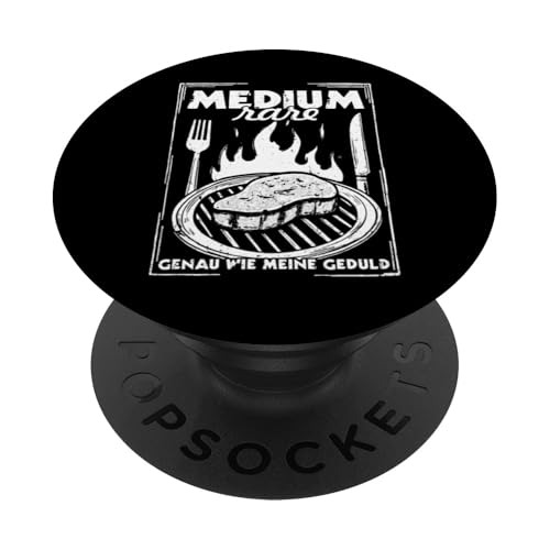 Grillen Medium Rare Wie Meine Geduld Vatertag Männer Papa PopSockets Klebender PopGrip Grillen Medium Rare Wie Meine Geduld Vatertag Männer Papa PopSockets Klebender PopGrip von Grillen Medium Rare Geduld Geschenk Vatertag Papa