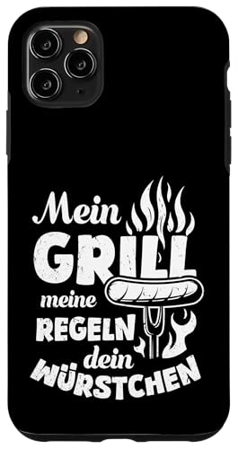 Grillen Mein Grill Meine Regeln Dein Würstchen Vatertag Mann Hülle für iPhone 11 Pro Max Grillen Mein Grill Meine Regeln Dein Würstchen Vatertag Mann Hülle für iPhone 11 Pro Max von Grillen Mein Grill Meine Regeln BBQ Papa Geschenk