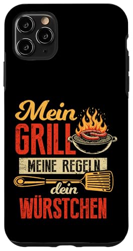 Grillen Mein Grill Meine Regeln Dein Würstchen Vatertag Mann Hülle für iPhone 11 Pro Max Grillen Mein Grill Meine Regeln Dein Würstchen Vatertag Mann Hülle für iPhone 11 Pro Max von Grillen Mein Grill Meine Regeln BBQ Papa Geschenk