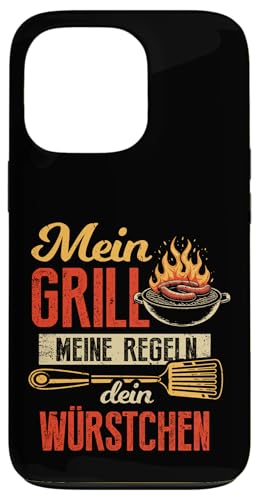 Grillen Mein Grill Meine Regeln Dein Würstchen Vatertag Mann Hülle für iPhone 13 Pro Grillen Mein Grill Meine Regeln Dein Würstchen Vatertag Mann Hülle für iPhone 13 Pro von Grillen Mein Grill Meine Regeln BBQ Papa Geschenk