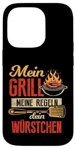 Grillen Mein Grill Meine Regeln Dein Würstchen Vatertag Mann Hülle für iPhone 14 Pro Grillen Mein Grill Meine Regeln Dein Würstchen Vatertag Mann Hülle für iPhone 14 Pro von Grillen Mein Grill Meine Regeln BBQ Papa Geschenk
