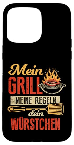 Grillen Mein Grill Meine Regeln Dein Würstchen Vatertag Mann Hülle für iPhone 15 Pro Max Grillen Mein Grill Meine Regeln Dein Würstchen Vatertag Mann Hülle für iPhone 15 Pro Max von Grillen Mein Grill Meine Regeln BBQ Papa Geschenk