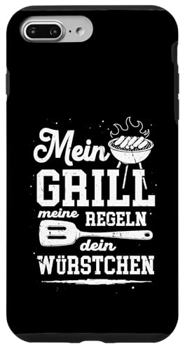 Grillen Mein Grill Meine Regeln Dein Würstchen Vatertag Mann Hülle für iPhone 7 Plus/8 Plus von Grillen Mein Grill Meine Regeln BBQ Papa Geschenk
