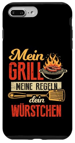 Grillen Mein Grill Meine Regeln Dein Würstchen Vatertag Mann Hülle für iPhone 7 Plus/8 Plus Grillen Mein Grill Meine Regeln Dein Würstchen Vatertag Mann Hülle für iPhone 7 Plus/8 Plus von Grillen Mein Grill Meine Regeln BBQ Papa Geschenk