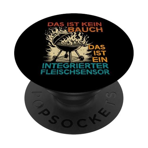 Grillen Papa Integrierter BBQ Vatertag Für Männer PopSockets Klebender PopGrip von Grillen Papa BBQ Vatertag Geschenk Mann