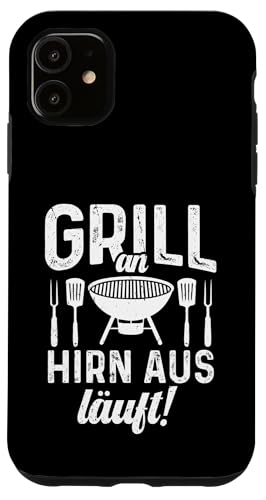 Grillen An Hirn Aus Grill An Spruch Vatertag Papa Für Männer Hülle für iPhone 11 Grillen An Hirn Aus Grill An Spruch Vatertag Papa Für Männer Hülle für iPhone 11 von Grillen Papa Hirn Aus BBQ Vatertag Geschenk Lustig