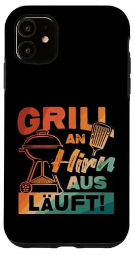 Grillen An Hirn Aus Grill An Spruch Vatertag Papa Für Männer Hülle für iPhone 11 Grillen An Hirn Aus Grill An Spruch Vatertag Papa Für Männer Hülle für iPhone 11 von Grillen Papa Hirn Aus BBQ Vatertag Geschenk Lustig