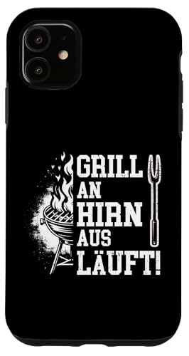 Grillen An Hirn Aus Grill An Spruch Vatertag Papa Für Männer Hülle für iPhone 11 Grillen An Hirn Aus Grill An Spruch Vatertag Papa Für Männer Hülle für iPhone 11 von Grillen Papa Hirn Aus BBQ Vatertag Geschenk Lustig