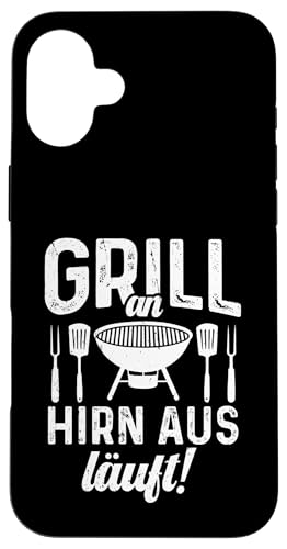 Grillen An Hirn Aus Grill An Spruch Vatertag Papa Für Männer Hülle für iPhone 16 Plus Grillen An Hirn Aus Grill An Spruch Vatertag Papa Für Männer Hülle für iPhone 16 Plus von Grillen Papa Hirn Aus BBQ Vatertag Geschenk Lustig