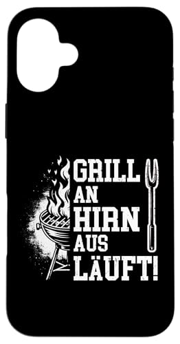 Grillen An Hirn Aus Grill An Spruch Vatertag Papa Für Männer Hülle für iPhone 16 Plus Grillen An Hirn Aus Grill An Spruch Vatertag Papa Für Männer Hülle für iPhone 16 Plus von Grillen Papa Hirn Aus BBQ Vatertag Geschenk Lustig