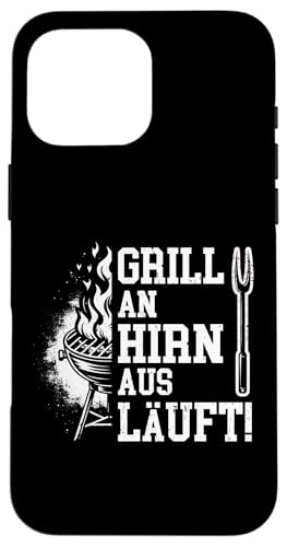 Grillen An Hirn Aus Grill An Spruch Vatertag Papa Für Männer Hülle für iPhone 16 Pro Max Grillen An Hirn Aus Grill An Spruch Vatertag Papa Für Männer Hülle für iPhone 16 Pro Max von Grillen Papa Hirn Aus BBQ Vatertag Geschenk Lustig