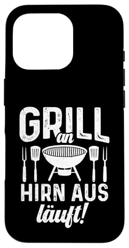 Grillen An Hirn Aus Grill An Spruch Vatertag Papa Für Männer Hülle für iPhone 16 Pro Grillen An Hirn Aus Grill An Spruch Vatertag Papa Für Männer Hülle für iPhone 16 Pro von Grillen Papa Hirn Aus BBQ Vatertag Geschenk Lustig