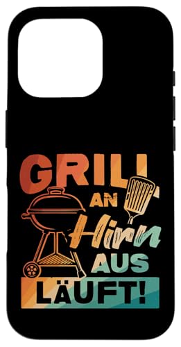 Grillen An Hirn Aus Grill An Spruch Vatertag Papa Für Männer Hülle für iPhone 16 Pro Grillen An Hirn Aus Grill An Spruch Vatertag Papa Für Männer Hülle für iPhone 16 Pro von Grillen Papa Hirn Aus BBQ Vatertag Geschenk Lustig