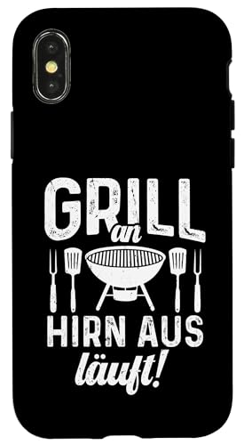 Grillen An Hirn Aus Grill An Spruch Vatertag Papa Für Männer Hülle für iPhone X/XS Grillen An Hirn Aus Grill An Spruch Vatertag Papa Für Männer Hülle für iPhone X/XS von Grillen Papa Hirn Aus BBQ Vatertag Geschenk Lustig