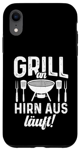 Grillen An Hirn Aus Grill An Spruch Vatertag Papa Für Männer Hülle für iPhone XR Grillen An Hirn Aus Grill An Spruch Vatertag Papa Für Männer Hülle für iPhone XR von Grillen Papa Hirn Aus BBQ Vatertag Geschenk Lustig