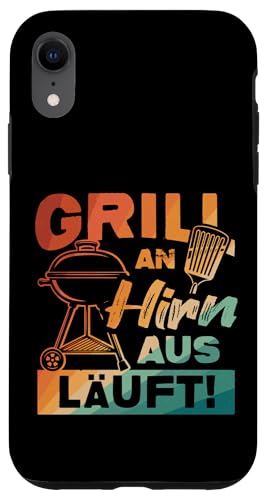 Grillen An Hirn Aus Grill An Spruch Vatertag Papa Für Männer Hülle für iPhone XR Grillen An Hirn Aus Grill An Spruch Vatertag Papa Für Männer Hülle für iPhone XR von Grillen Papa Hirn Aus BBQ Vatertag Geschenk Lustig