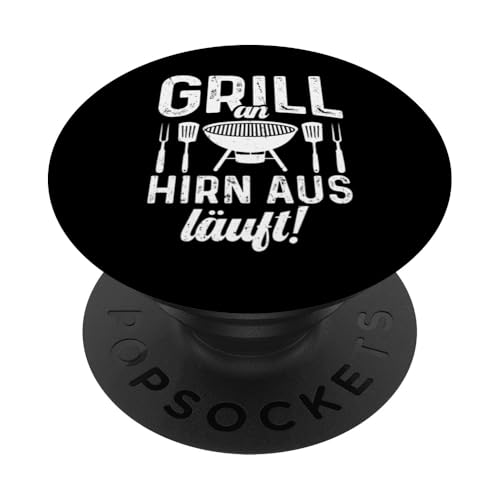 Grillen An Hirn Aus Grill An Spruch Vatertag Papa Für Männer PopSockets Klebender PopGrip Grillen An Hirn Aus Grill An Spruch Vatertag Papa Für Männer PopSockets Klebender PopGrip von Grillen Papa Hirn Aus BBQ Vatertag Geschenk Lustig
