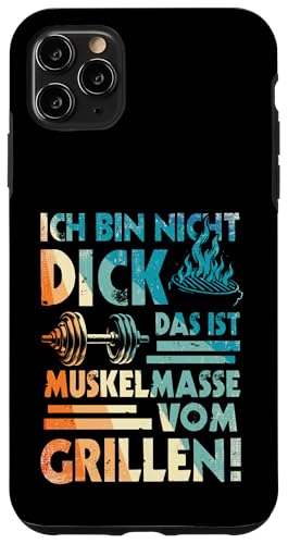 Grillen Muskelmasse vom Grillen Männer Vatertag Spruch Hülle für iPhone 11 Pro Max Grillen Muskelmasse vom Grillen Männer Vatertag Spruch Hülle für iPhone 11 Pro Max von Grillen Papa Muskelmasse BBQ Vatertag Geschenk